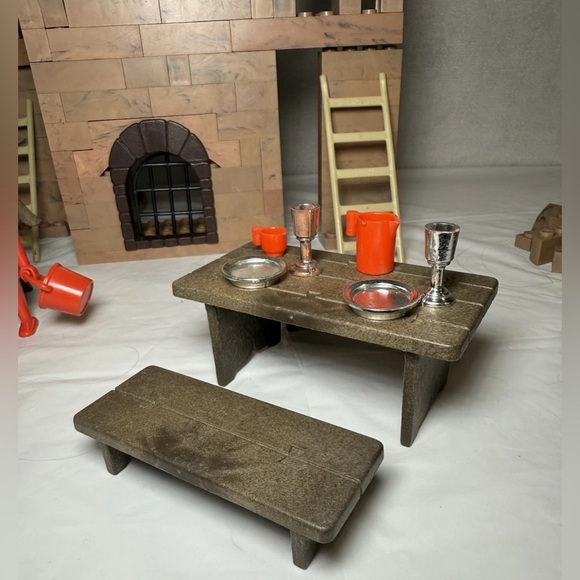 1974 1977 Geobra Playmobil System Medieval Castle Figures Horses Lot - Picture 6 of 12